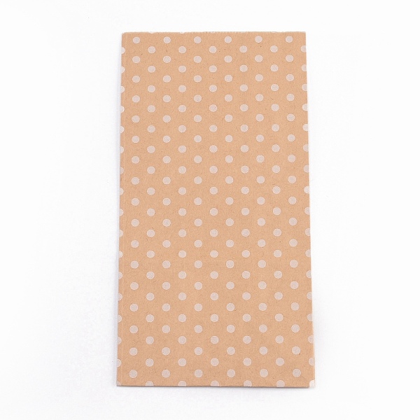 

PandaHall Kraft Paper Bags, No Handles, Storage Bags, White Polka Dot Pattern, Wedding Party Birthday Gift Bag, Tan, 17.8x9x6.2cm Paper..., Orange