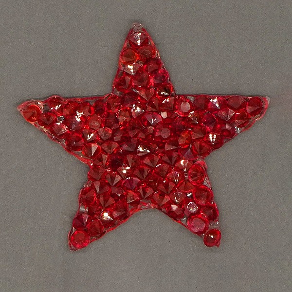 

PandaHall Star Hotfix Rhinestone, Glass Rhinestones, with Hot Melt Adhesive, Iron on Applique Patch, Sewing Craft Decoration, Light Siam..., Red