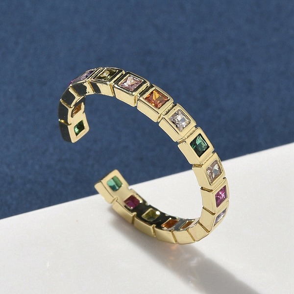 Brass Micro Pave Cu… - image
