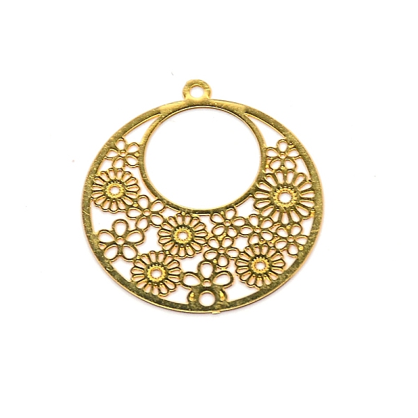 Brass Hollow Pendants