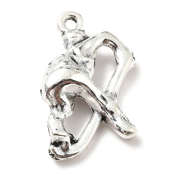 

PandaHall Tibetan Style Alloy Pendants, Hockey Player, Antique Silver, 25x16x6mm, Hole: 1.5mm Alloy Human