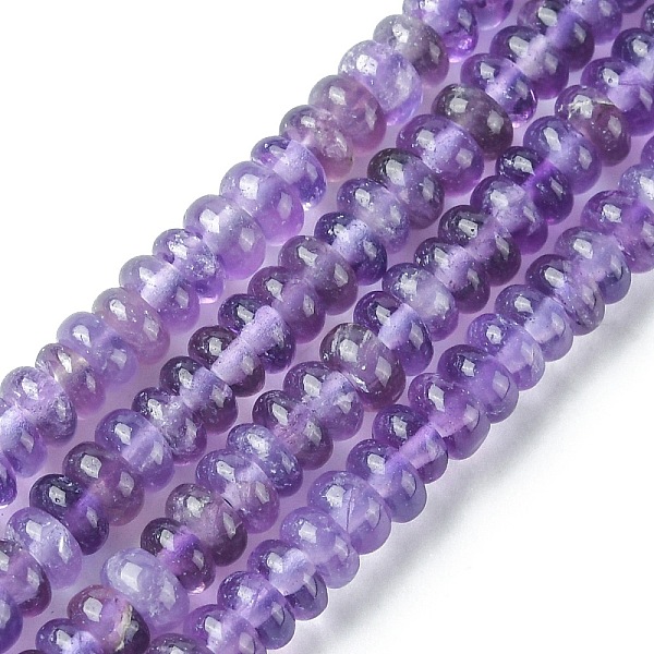 

PandaHall Natural Amethyst Beads Strands, FlatRound/Disc, 4x2mm, Hole: 0.9mm, about 187~196pcs/strand, 15.16~15.55 inch(38.5~39.5cm)...