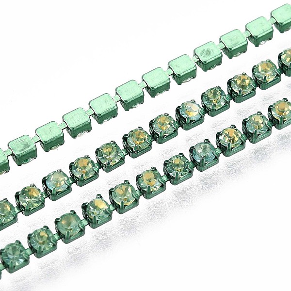 Iron Rhinestone Cup Chains