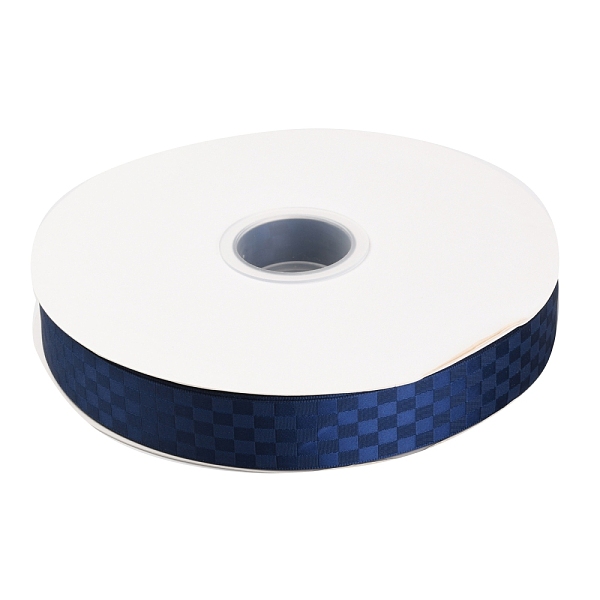 

PandaHall Polyester Ribbons, Grid Pattern, for DIY Gift Packing, Marine Blue, 1 inch(26mm), about 100 yard/roll(91.44m/roll) Polyester...