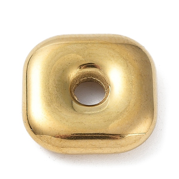 

PandaHall 304 Stainless Steel Spacer Beads, Square, Golden, 17x17x4.5mm, Hole: 3.7mm 304 Stainless Steel Square