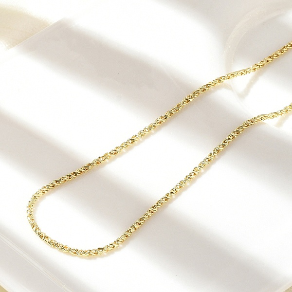 Brass Rope Chain Ne… - image