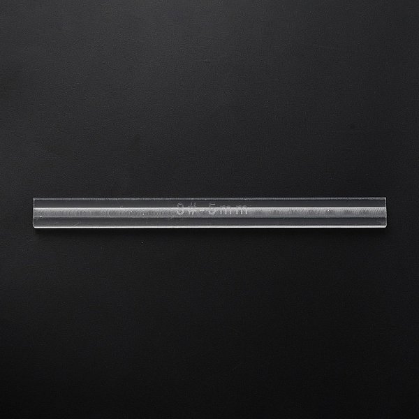 

PandaHall Acrylic Spill Tool, for Zipper Rubberizing, Rectangle, Clear, 19.7x1.58x0.75cm Acrylic Clear