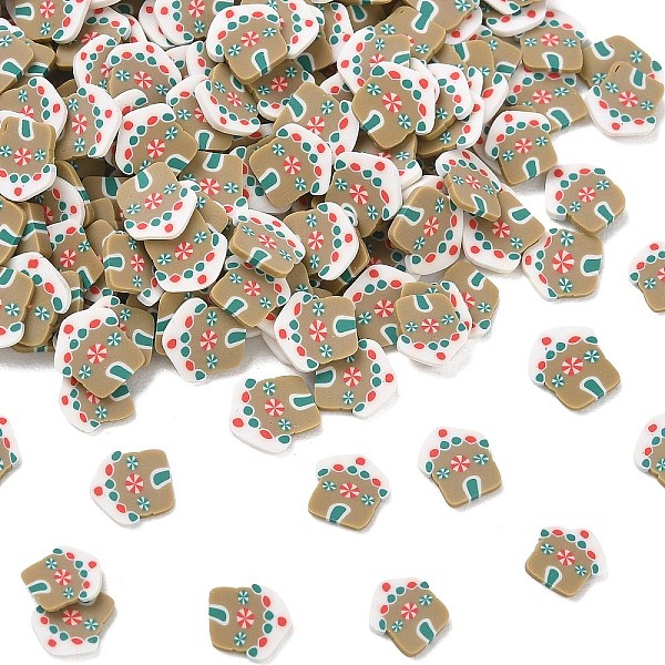 クリスマスの手作りポリマー粘土カボション