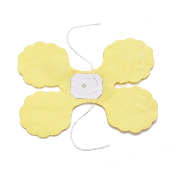PandaHall 3m Clover Paper Pull Flowers, Hanging Garland String for Wedding Party Home Decoration, Yellow, Clover: 160x110mm Paper Clover...