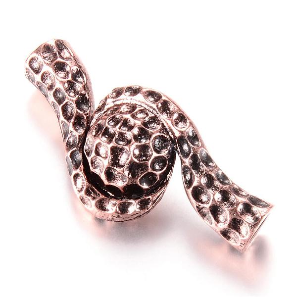 

PandaHall Alloy Magnetic Clasps with Glue-in Ends, Red Copper, 50x22~23x10~11.5mm, Hole: 5mm Alloy Others