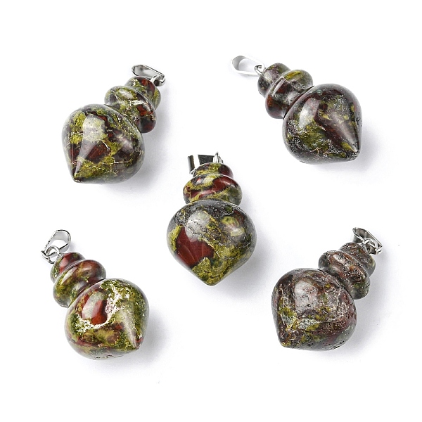 Natural & Synthetic Mixed Gemstone Pendants