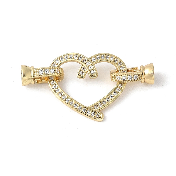 Brass Micro Pave Cl… - image