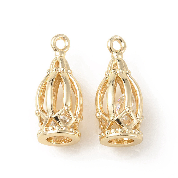 Brass Cubic Zirconia Pendants