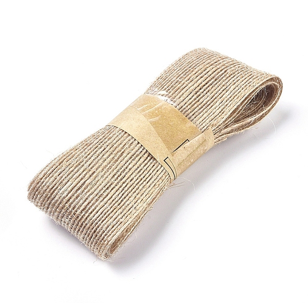 

PandaHall Flat Burlap Ribbon, Silk Hessian Ribbon, for DIY Gift Wrap, Christmas Tree Decoration, Wedding Party, Wheat, 1-1/2 inch(38mm)..., Orange