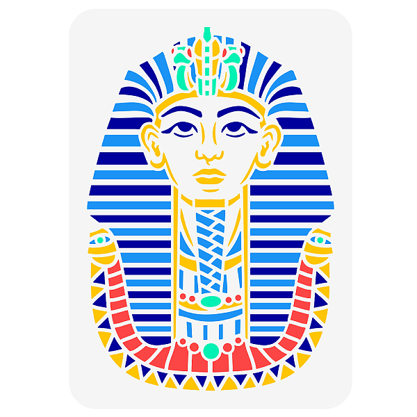

PandaHall Plastic Drawing Painting Stencils Templates, for Painting on Scrapbook Fabric Tiles Floor Furniture Wood, Rectangle, Egypt Theme...