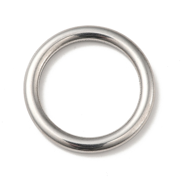 

PandaHall 304 Stainless Steel Linking Rings, Round Ring, Stainless Steel Color, 33x4mm, Inner Diameter: 25mm 304 Stainless Steel Ring