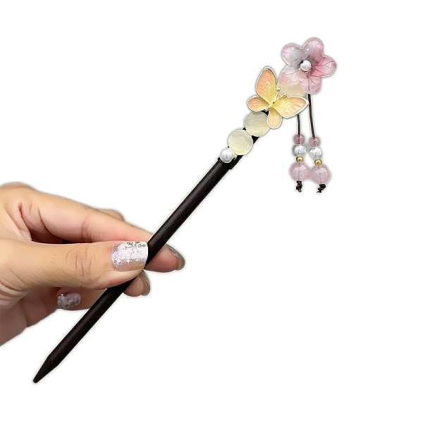 Wood Hair Sticks - image
