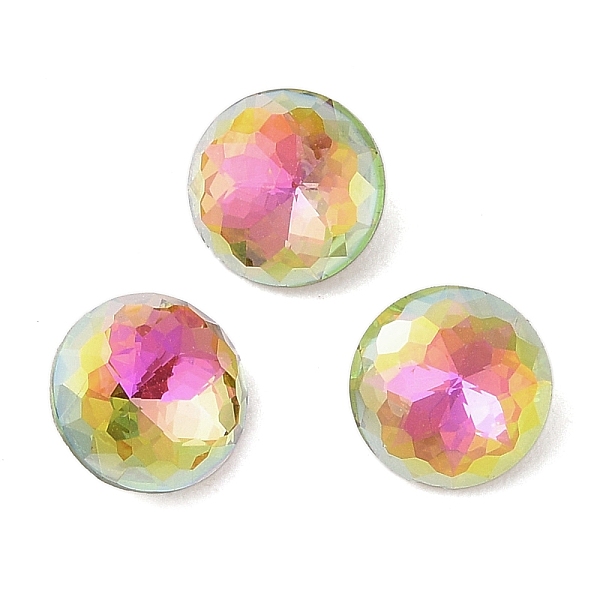 

PandaHall Glass Rhinestone Cabochons, Flat Back & Back Plated, Faceted, Diamond, Vitrail Rose, 8x4.5mm Glass Rhinestone Diamond Pink