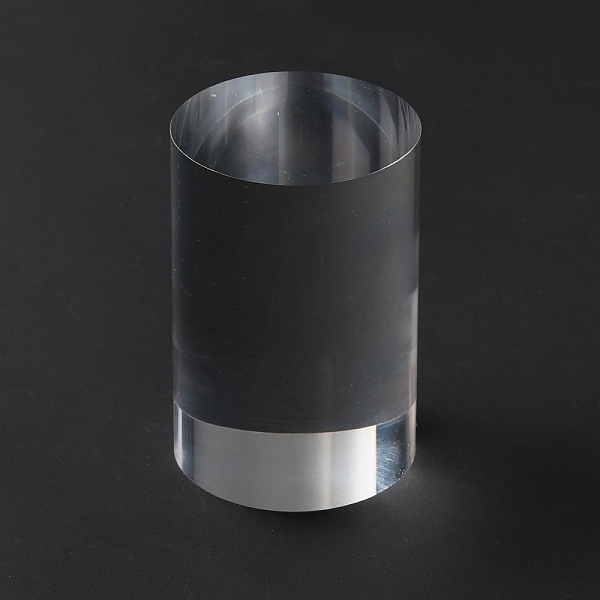 

PandaHall Column Transparent Acrylic Jewelry Display Pedestals, for Small Jewelry, Cosmetic Showing, Clear, 4x6cm Acrylic Column Clear