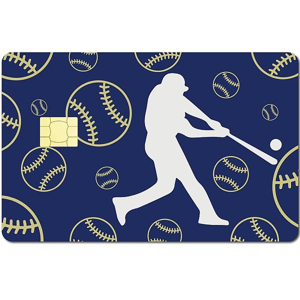

PandaHall CREATCABIN Baseball Card Skin Sticker Debit Credit Card Skins Covering Bank Card Protecting Decals Removable Wrap Waterproof...