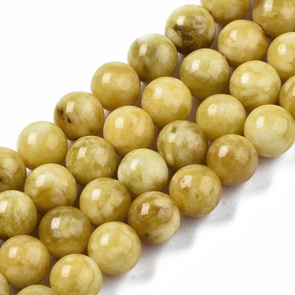 

PandaHall Natural Quartz Beads Strands, Dyed, Round, Light Khaki, 8mm, Hole: 1~1.2mm, about 45~46pcs/strand, 14.76 inch(37.5cm) Other Quartz...