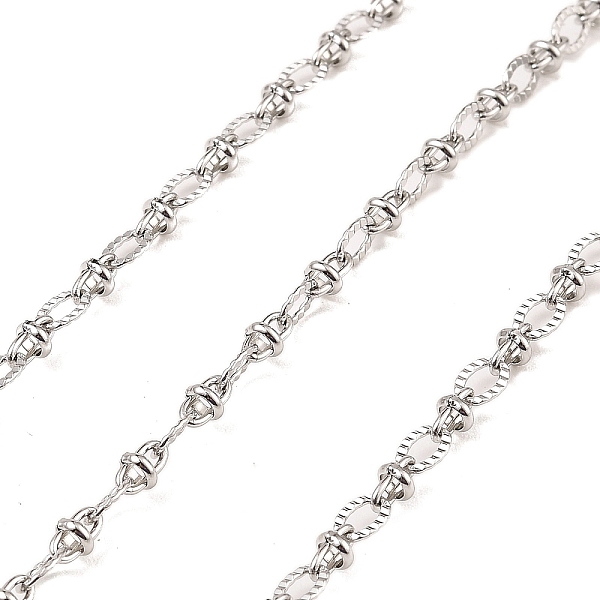 

PandaHall 304 Stainless Steel Oval Link Chains, Soldered, Stainless Steel Color, 6.5x4x0.8mm, about 25M/Roll 304 Stainless Steel