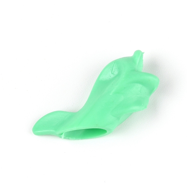 

PandaHall Polyethylene Pencil Grips for Kids, Grip Posture Correction Tool, Fish, Medium Aquamarine, 41x22.5x12mm Plastic