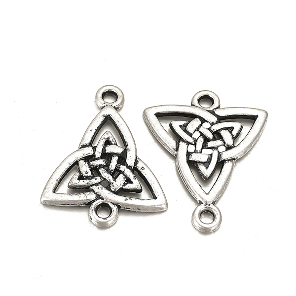 

PandaHall Tibetan Style Alloy Links connectors, Matte Style, Triangle, Cadmium Free & Nickel Free & Lead Free, Thai Sterling Silver Plated...