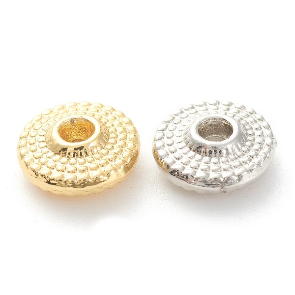 

PandaHall Rack Plating Alloy Spacer Beads, Lead Free & Cadmium Free, Long-Lasting Plated, Disc, Mixed Color, 8x3mm, Hole: 1.8mm Alloy Disc
