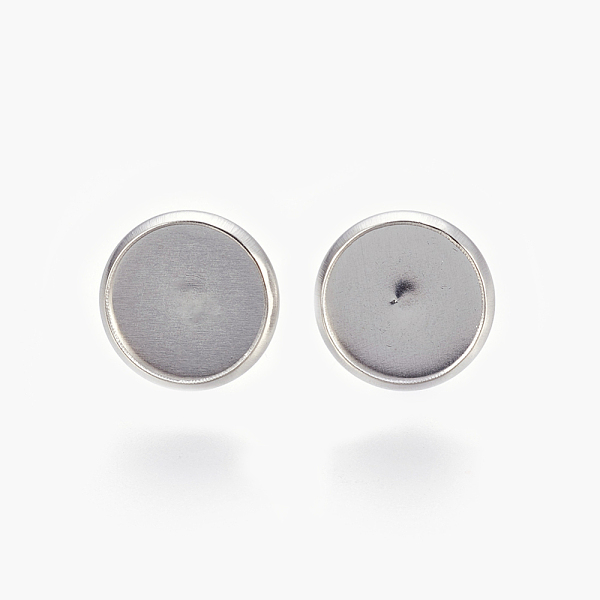 Eco-Friendly 316 Surgical Stainless Steel Stud Earring Settings