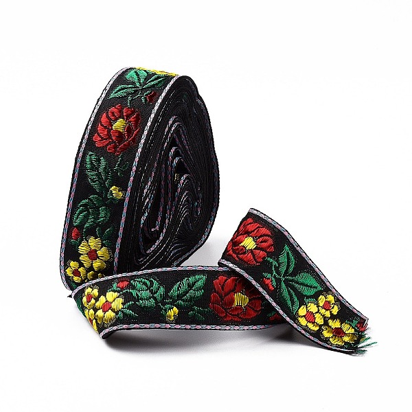 Ethnic Style Embroidery Cotton Ribbon