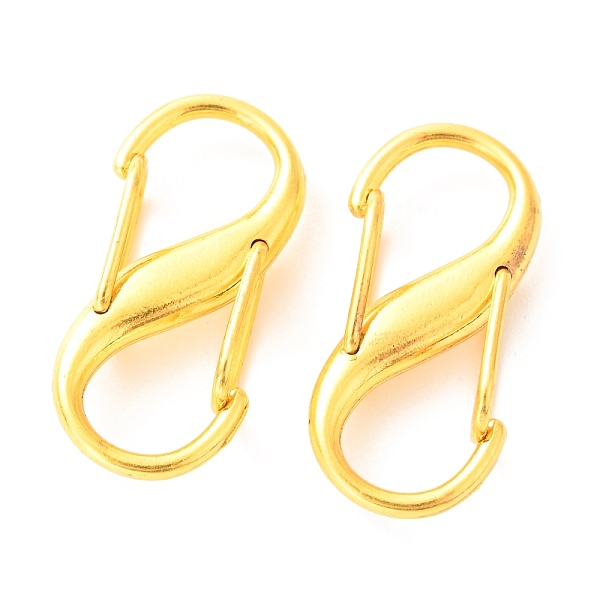 

PandaHall Zinc Alloy DIY Bags Adjustable Clasps Accessories, Bags Buckle, Golden, 2.75x1.3x0.7cm Alloy