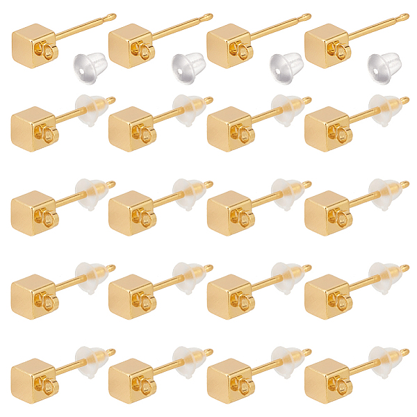 Brass Stud Earring … - image