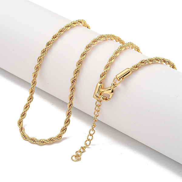 

PandaHall Brass Chain Necklaces for Women, Real 18K Gold Plated, 18.03 inch(458mm) Brass