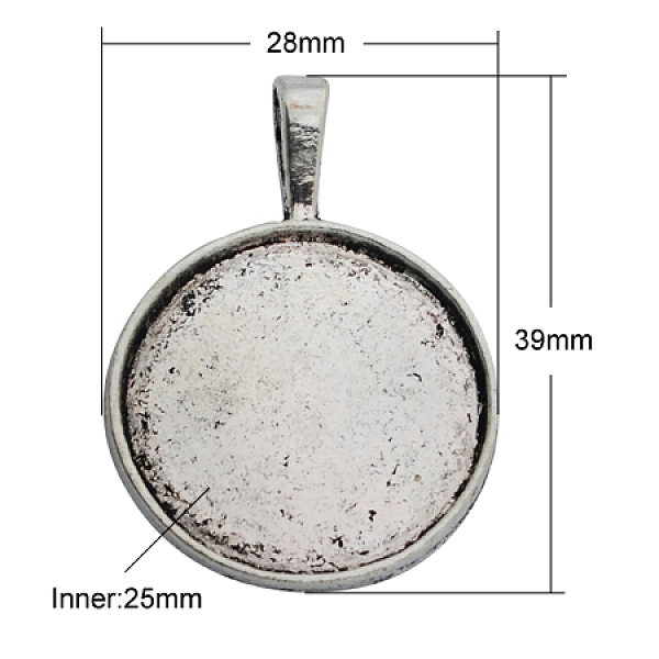 Alloy Pendant Caboc… - image