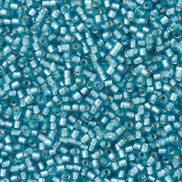 

PandaHall TOHO Round Seed Beads, Japanese Seed Beads, (23F) Silver Lined Frost Aquamarine, 11/0, 2.2mm, Hole: 0.8mm, about 5555pcs/50g Glass..., Cyan