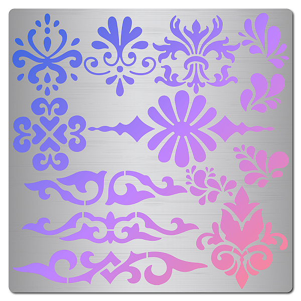 

PandaHall Stainless Steel Cutting Dies Stencils, for DIY Scrapbooking/Photo Album, Decorative Embossing DIY Paper Card, Matte Stainless...