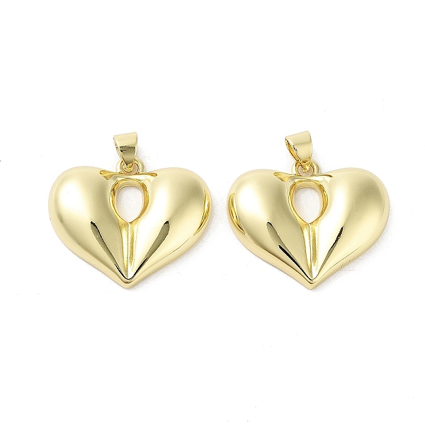 

PandaHall Brass Pendants, Cadmium Free & Lead Free, Long-Lasting Plated, Heart Charm, Real 18K Gold Plated, 21x24x5mm, Hole: 3x3.5mm Brass...