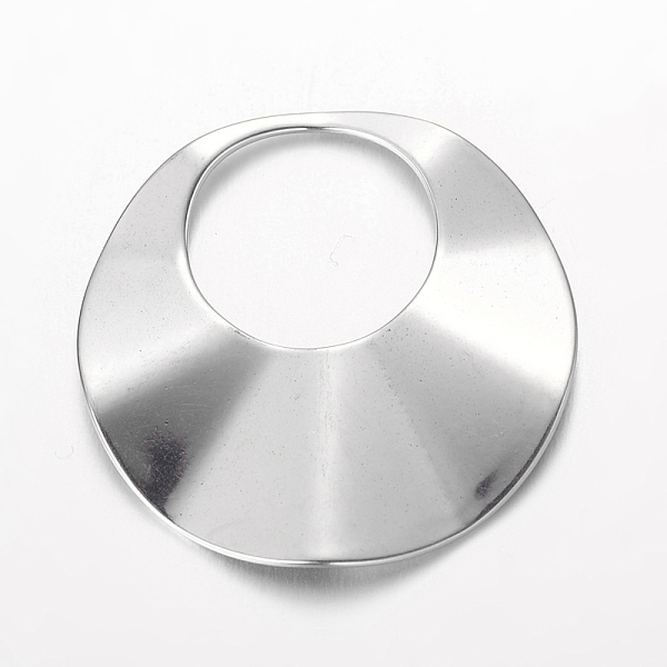 

PandaHall Flat Round 201 Stainless Steel Pendants, Stainless Steel Color, 25x1.5mm, Hole: 12mm 201 Stainless Steel Flat Round