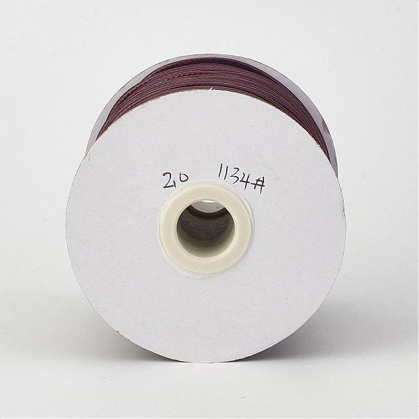 

PandaHall Eco-Friendly Korean Waxed Polyester Cord, Dark Red, 1mm, about 169.51~174.98 Yards(155~160m)/Roll Waxed Polyester Cord Round Brown