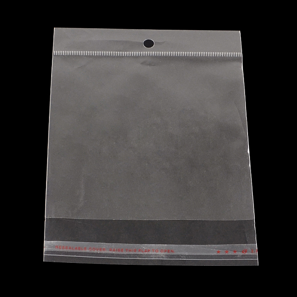 

PandaHall OPP Cellophane Bags, Rectangle, Clear, 14x9cm, Unilateral Thickness: 0.035mm, Inner Measure: 8.5x9cm OPP Cellophane Clear