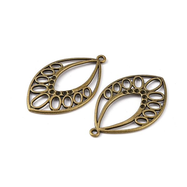 

PandaHall Alloy Pendants, Lead Free and Cadmium Free, Oval, Antique Bronze, 44mm long, 26mm wide, 1.5mm thick, hole: 2mm Alloy Oval