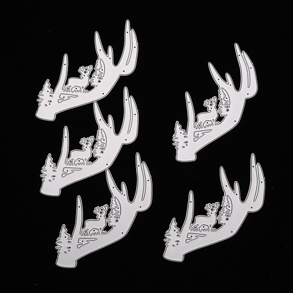 

PandaHall Christmas Reindeer/Stag Carbon Steel Cutting Dies Stencils, for DIY Scrapbooking/Photo Album, Decorative Embossing DIY Paper Card...