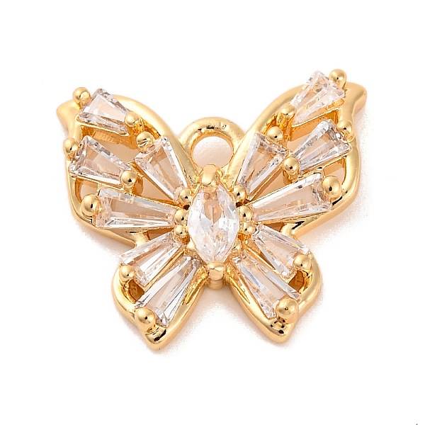 Brass Micro Pave Cl… - image