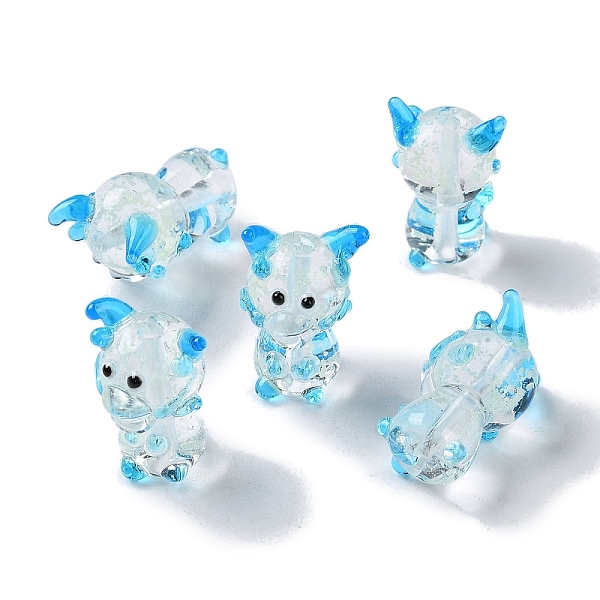 

PandaHall Luminous Handmade Lampwork Beads Strands, Glow in the Dark, Sheep, 23.5~24.5x15~16.5x15~16mm, Hole: 1.8mm, about 20pcs/strand...