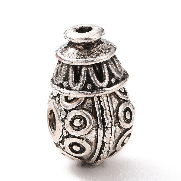 Tibetan Style Alloy 3 Hole Guru Beads