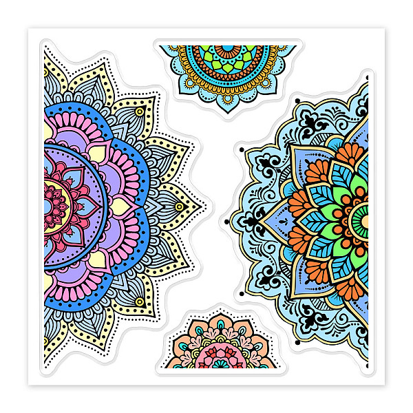 

PandaHall PVC Sakura Stamp, for DIY Scrapbooking, Flower, 100x100mm Plastic Flower