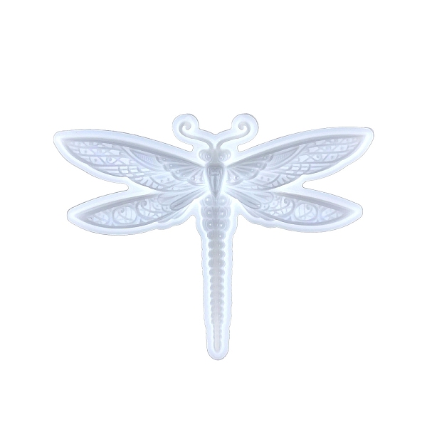 

PandaHall Dragonfly DIY Display Food Grade Silicone Molds, Resin Casting Molds, Clay Craft Mold Tools, White, 205x156x15mm Silicone...