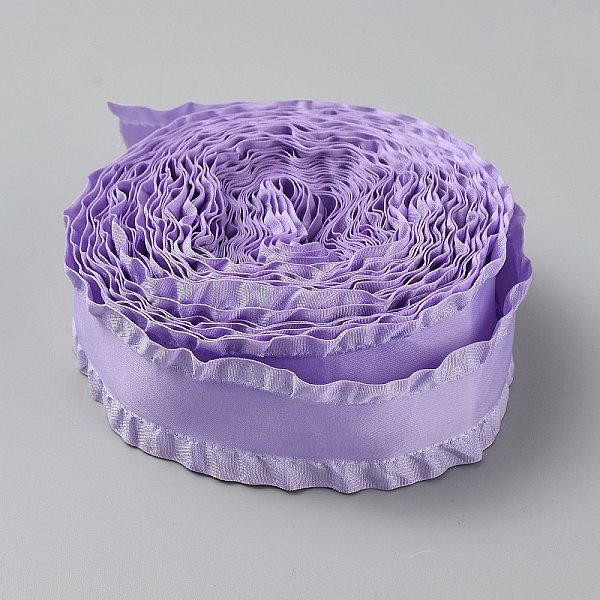 Ruban de dentelle à volants en polyester