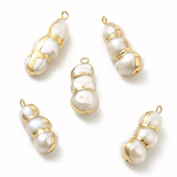 Barocke Natürliche Keshi-Perlenanhänger